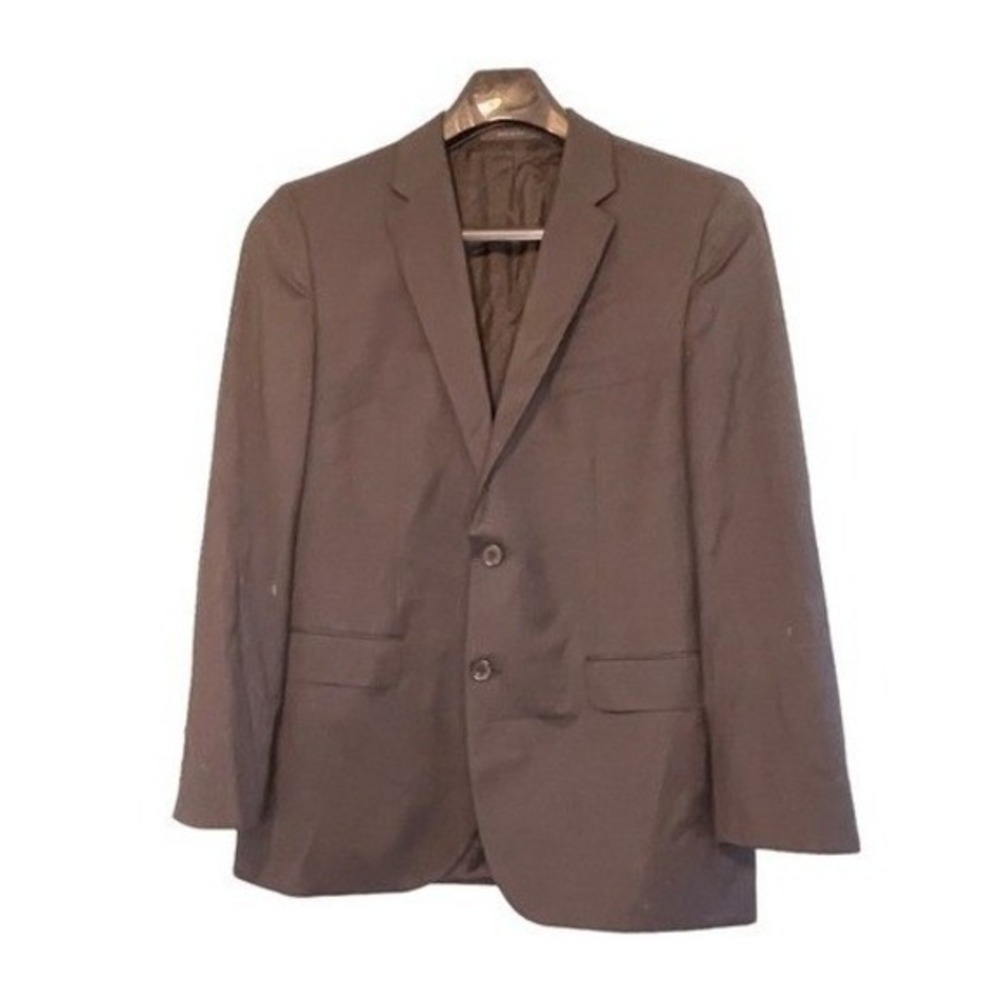Hugo Boss Guabello Super 120 Blazer‎ Suit Jacket Black Wool Slim Fit 40R